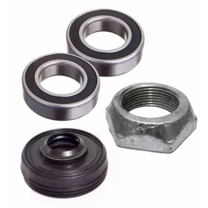 Kit Retentor E Rolamentos + Porca Lavadora Ge 15.1kg