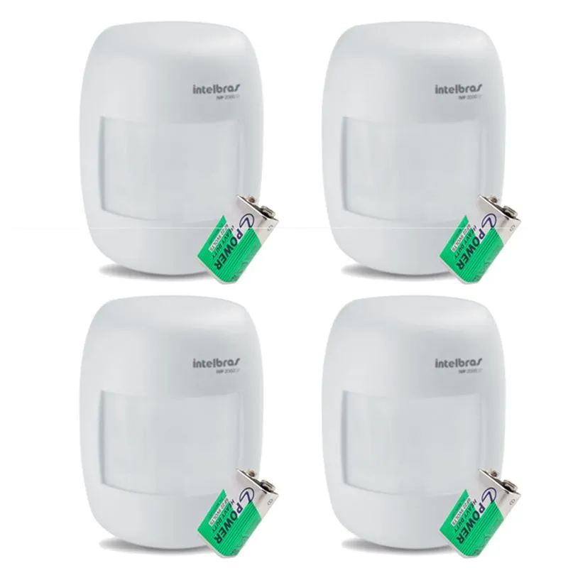 Kit Sensor Alarme Intelbras 04 Ivp 2000 Sf