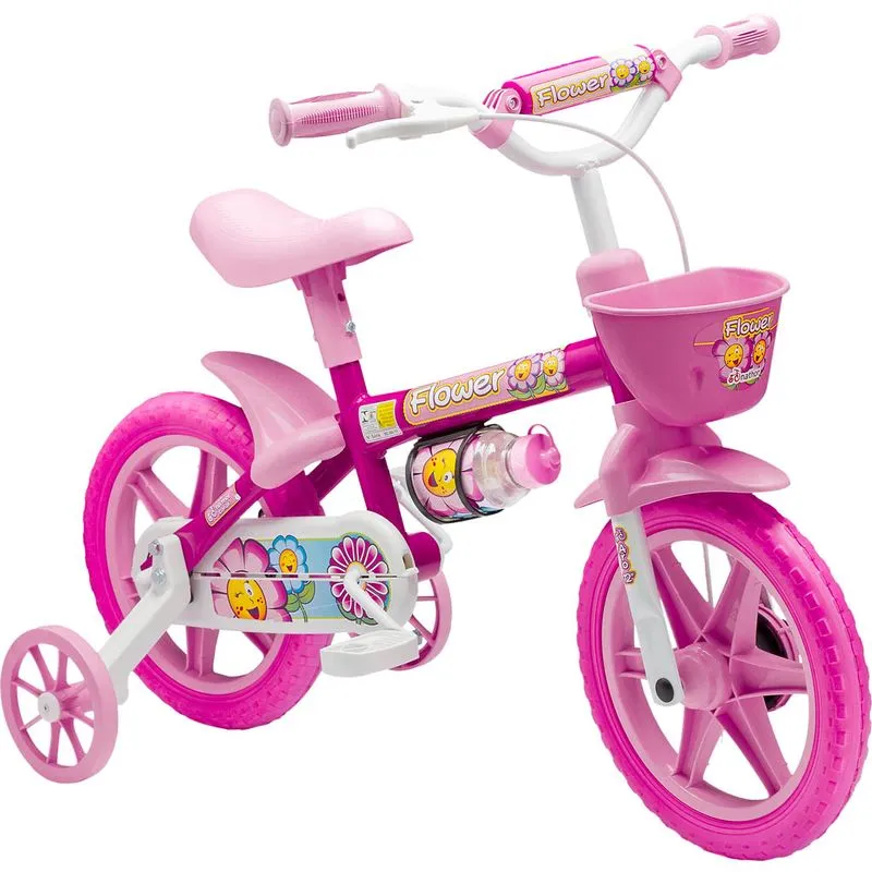 Bicicleta Aro 12 Flower Nathor
