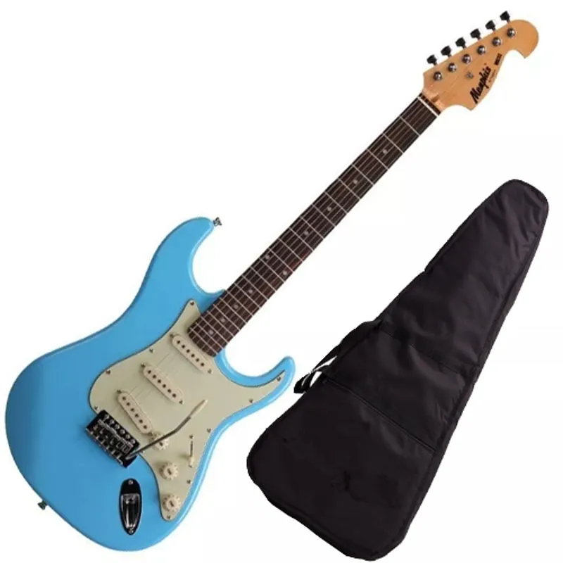 Guitarra Mod Fender Tagima Memphis Mg32 Azul Vintage + capa