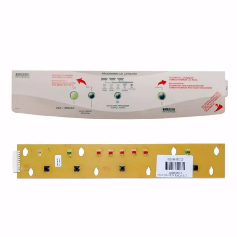 Placa Eletrônica Interface Brastemp Bwm08 8kg e Adesivo