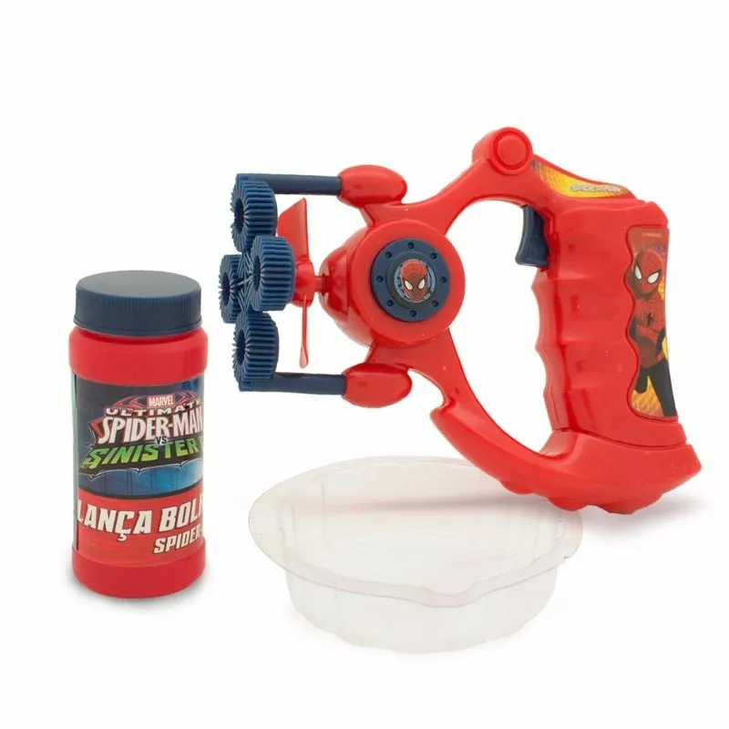 Kit Bolha De Sabão A Pilha Homem Aranha Toyng 29358
