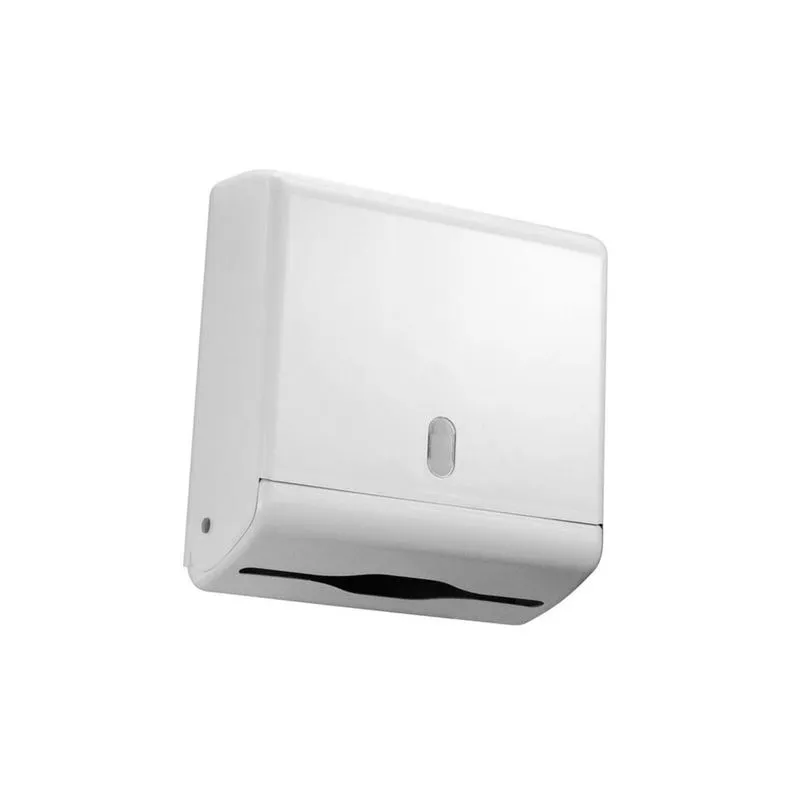 Toalheiro Em Abs Branco Para Papel 2 Ou 3 Dobras