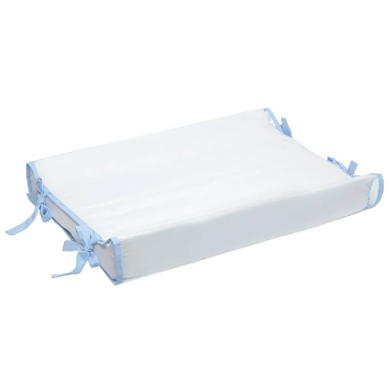 Trocador Americano Branco / Azul Claro Bebê Enxovais