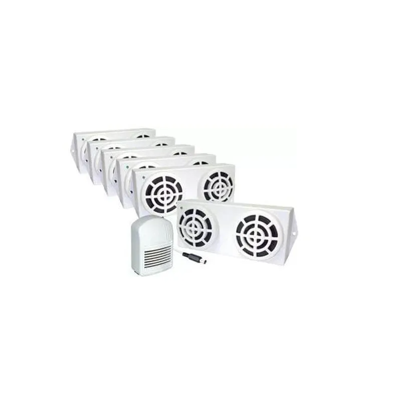 Repelente Pombos Ultrassônico Industrial Com 6 Emissor Rep06