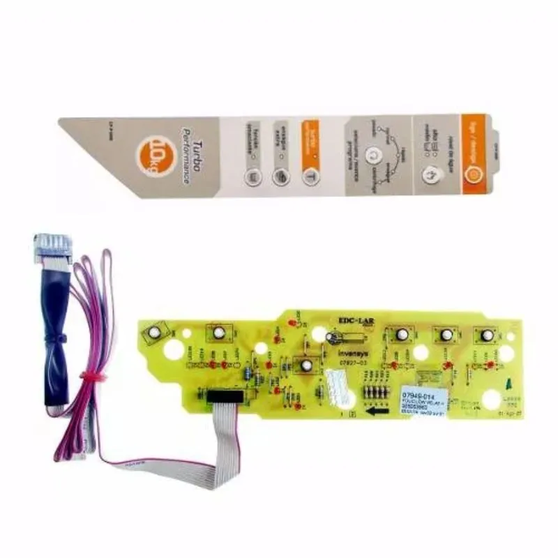 Placa Interface C/membrana P/lavadora Brastemp Bwf09 Bivolt
