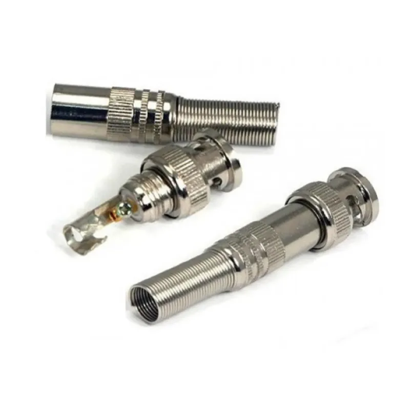 Conector Bnc Macho Com Mola E Parafuso - Mafua Info
