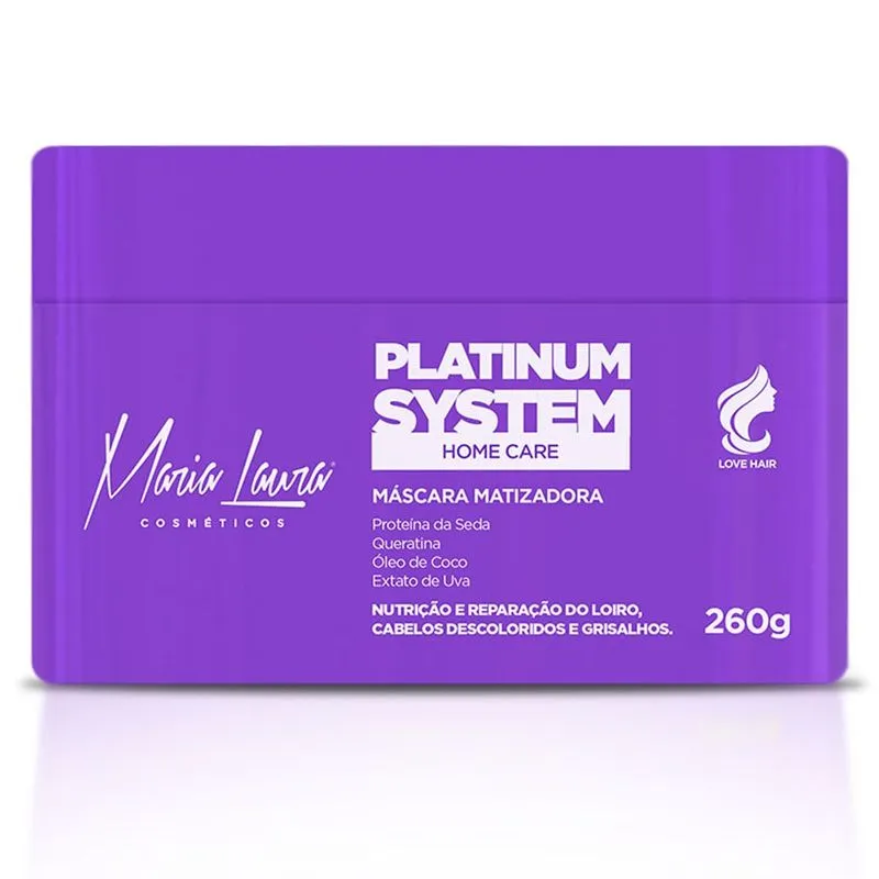 Mascara Pro Platinum System Matizadora 250gr Maria Laura