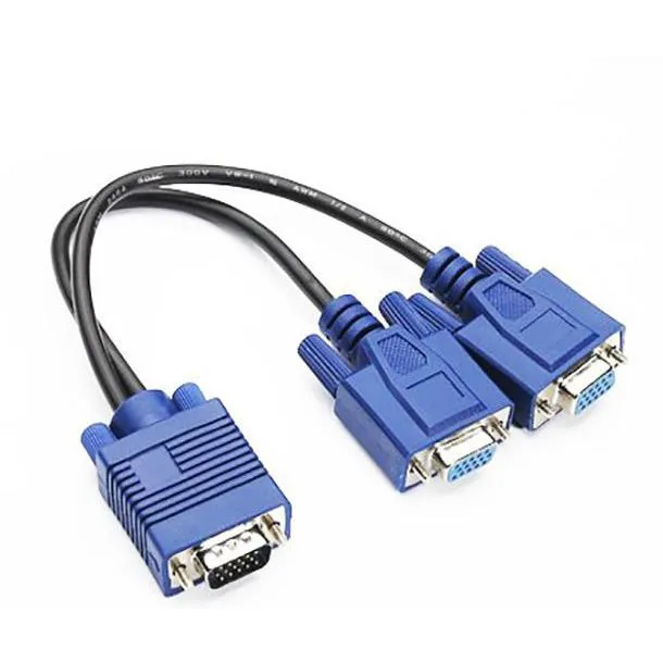 Cabo Vga Tipo Y Db15 Macho X 2 Db15 Femea 30Cm - Mafua Info