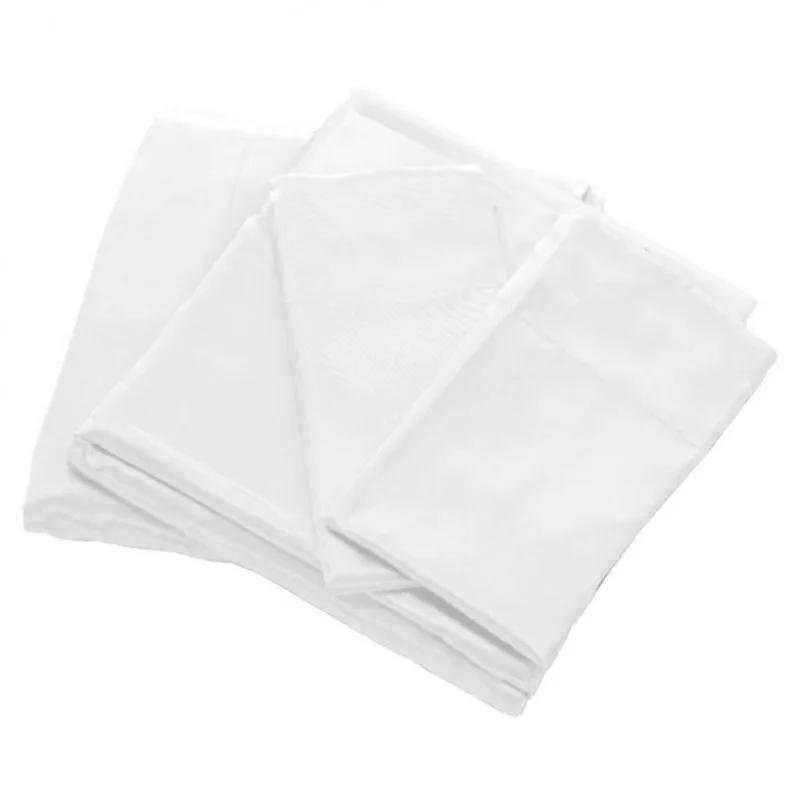 Kit Jogo De Cama 3 Peças Casal Lençol Fronhas Branco - L A