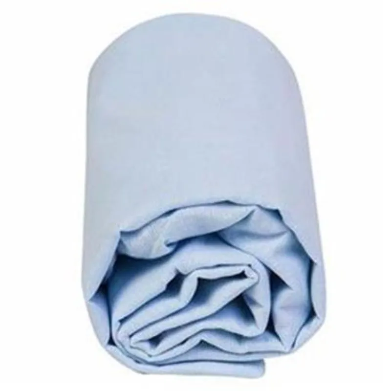 Lençol com elástico avulso solteiro algodão azul