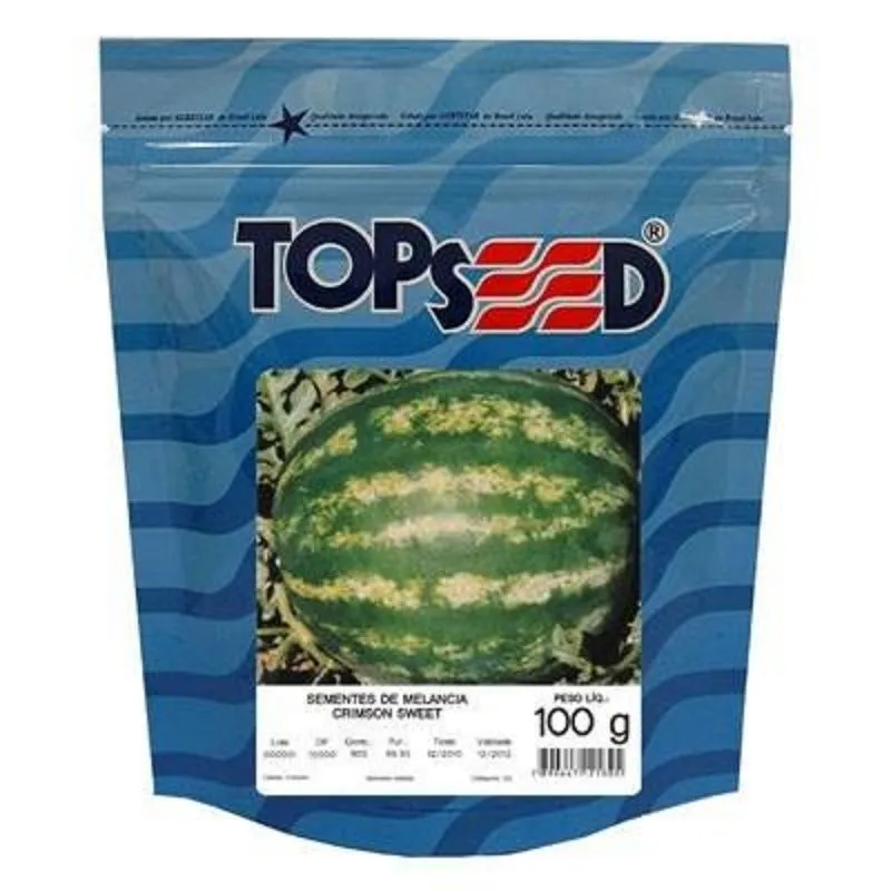 Semente Hortaliças Melancia Crimson Sweet 100 G