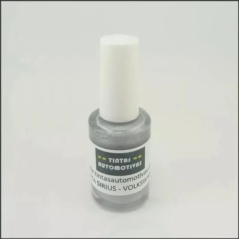 Tinta Tira Risco Volkswagen Prata Sirius + Verniz
