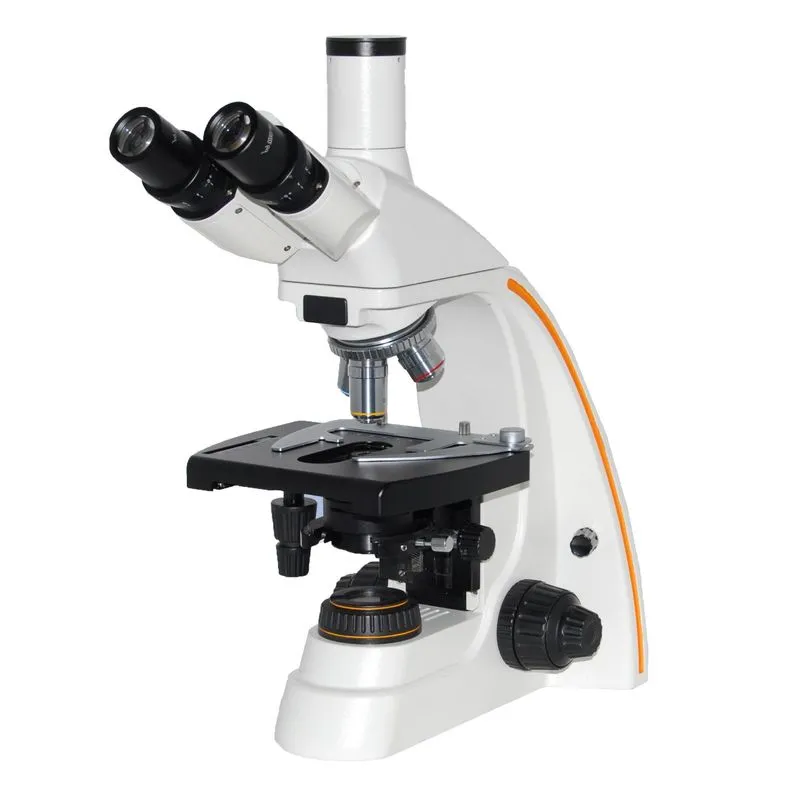 Microscópio Biológico Trinocular Planacromática Led