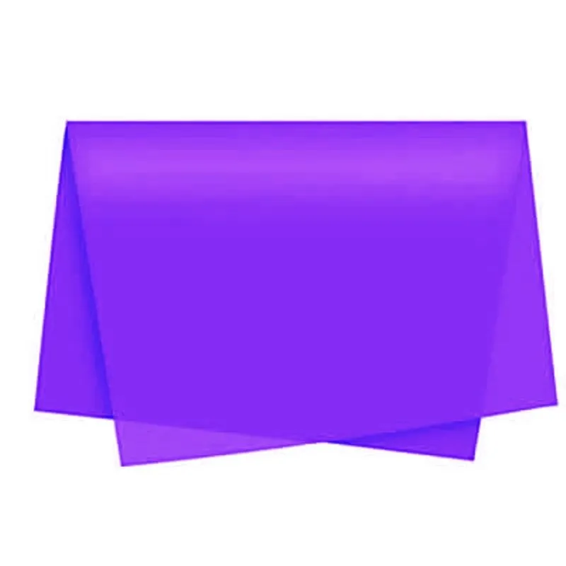 Papel De Seda 50x70 Roxo C/ 100