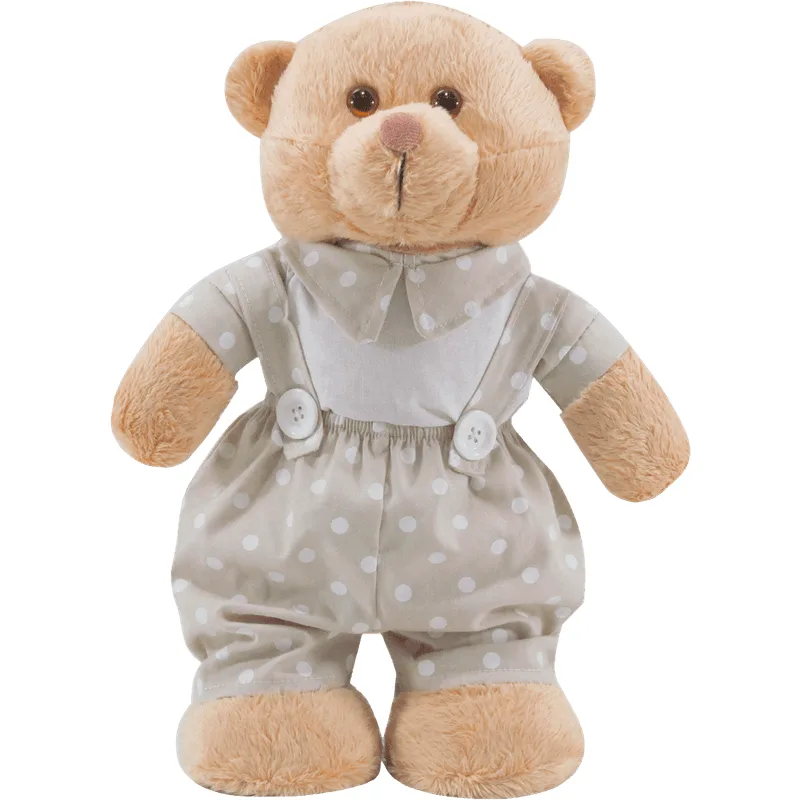 Urso Fofo Em Pé Em Pelúcia Para Meninos 23cm