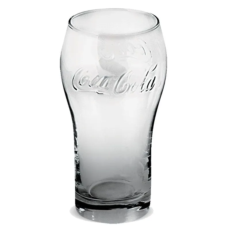 Copo De Vidro Long Drink Coca-cola Heritage De 355ml Cinza