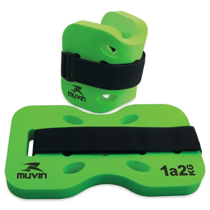 Caneleira De Peso Muvin Hidroginástica 1 A 2 Kg - Verde