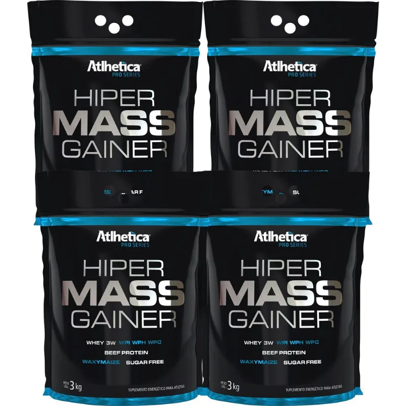 Kit Hipercalórico Mass Gainer 12kg - Variados - Atlhetica