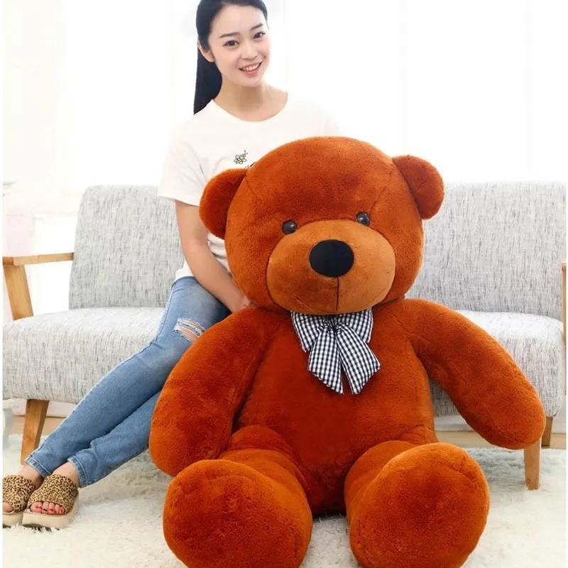 Urso marrom de pelúcia gigante 1,40 mts bicho pelucia grande