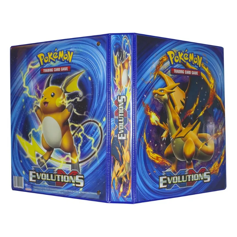 Pokémon Pasta Fichário 3 Aros Xy Evolutions 1
