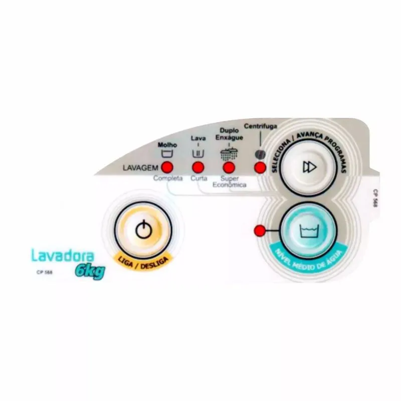 Painel Decorativo Lavadora Consul Cwe06a 6kg