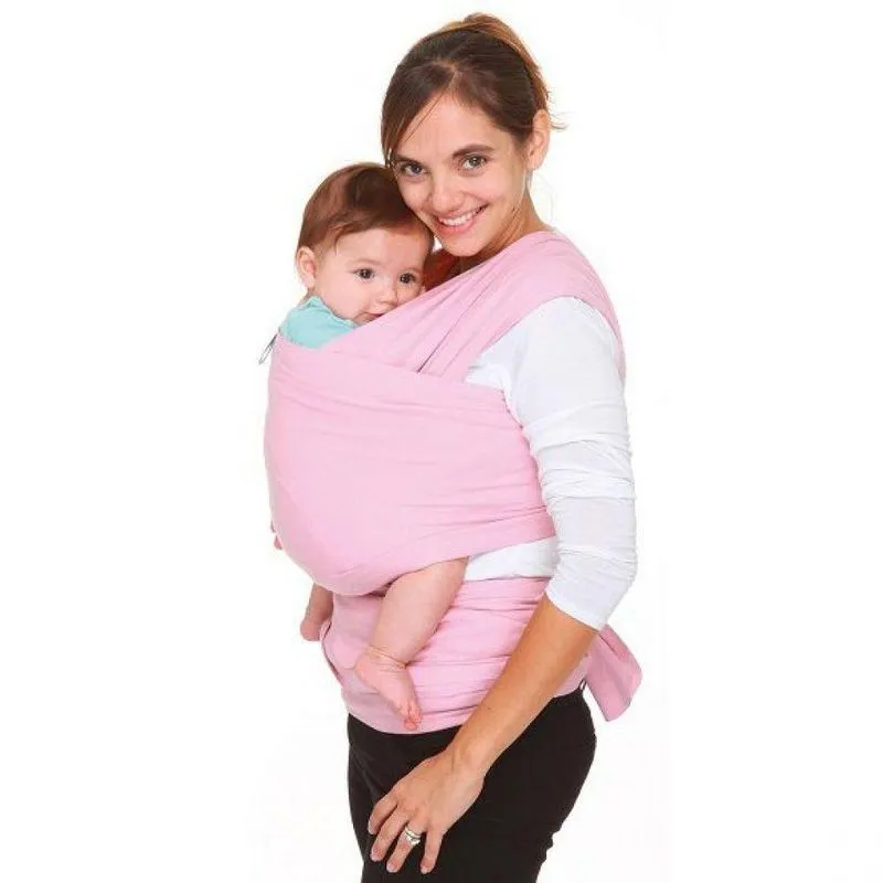 Wrap Sling Carregador de Bebê 100 Algodão Rosa