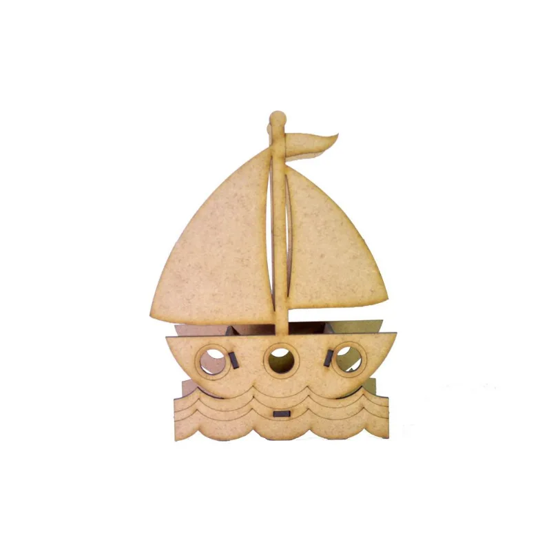 Barco Porta Balas Mdf 3mm Provençal