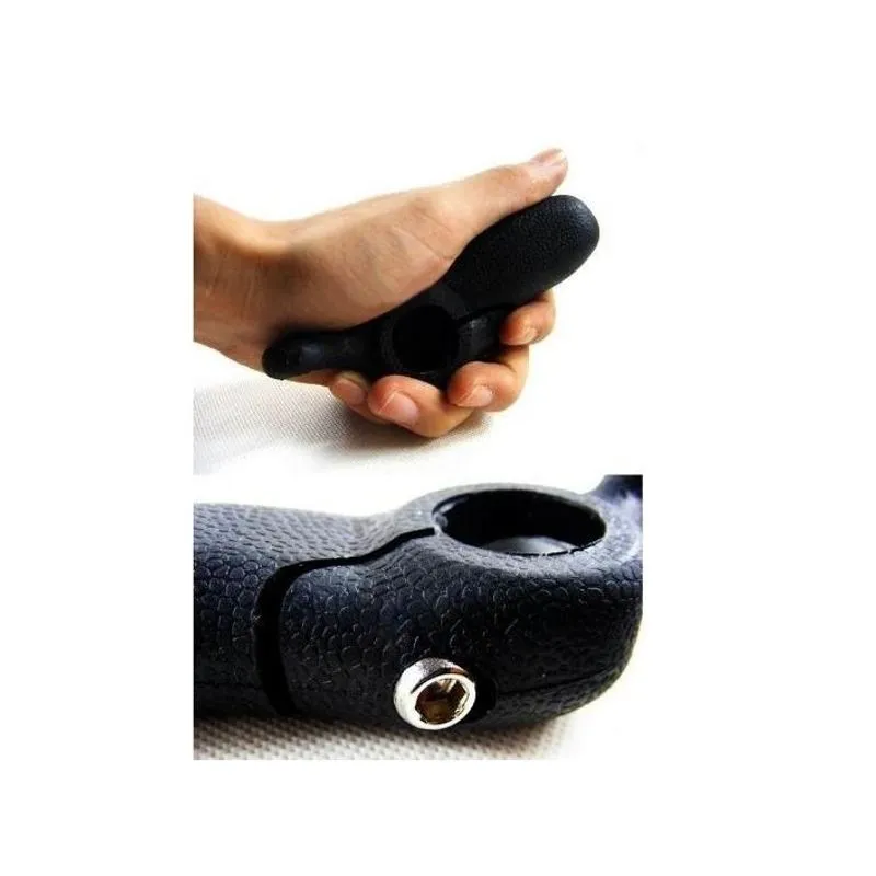 Barends Emborrachado Ergonômico Chifre Guidão Bicicleta