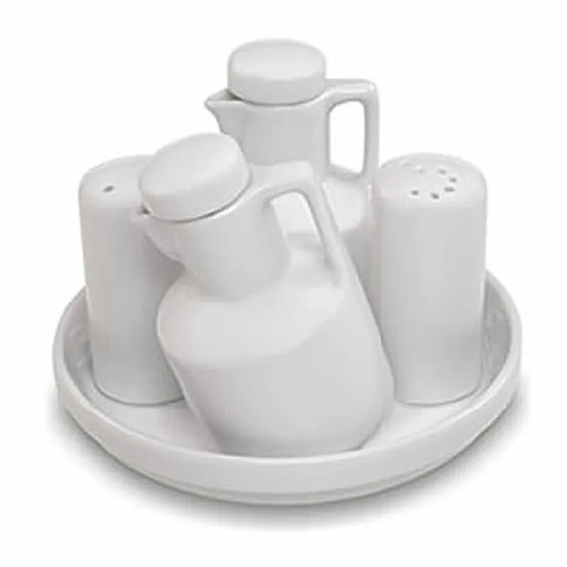 Galheteiro Porta Tempero Condimento Porcelana 1200