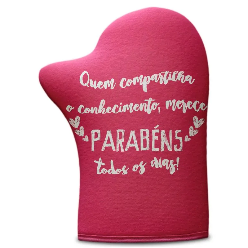 Luva De Cozinha Neoprene Quem Compartilha Conhecimento