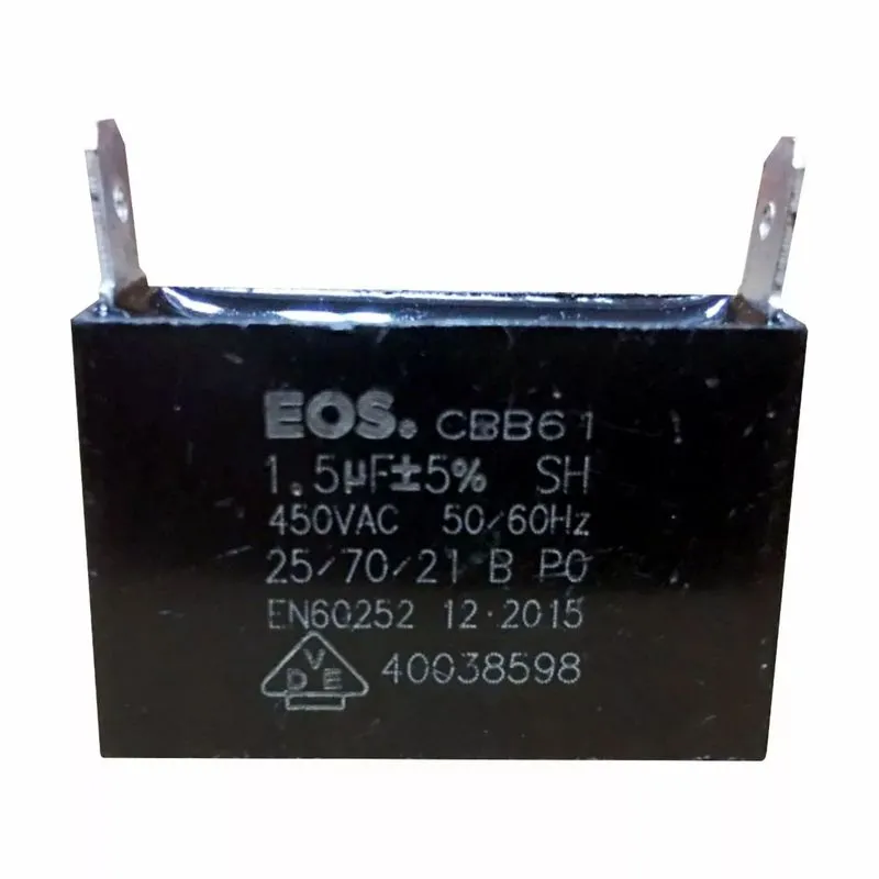 Capacitor 1,5 Uf X 450 V - Ventilador Condensadora Ar Split