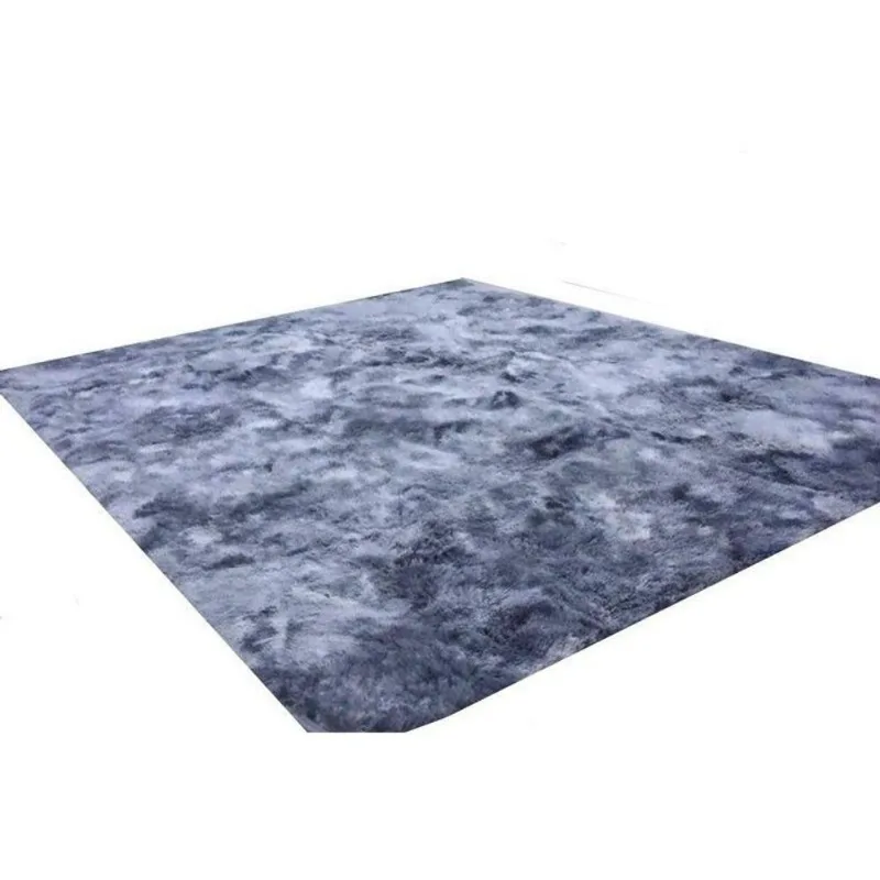 Tapete Sala Peludo Barato Luxo Macio 2,00 X 1,40 Cinza Mescl