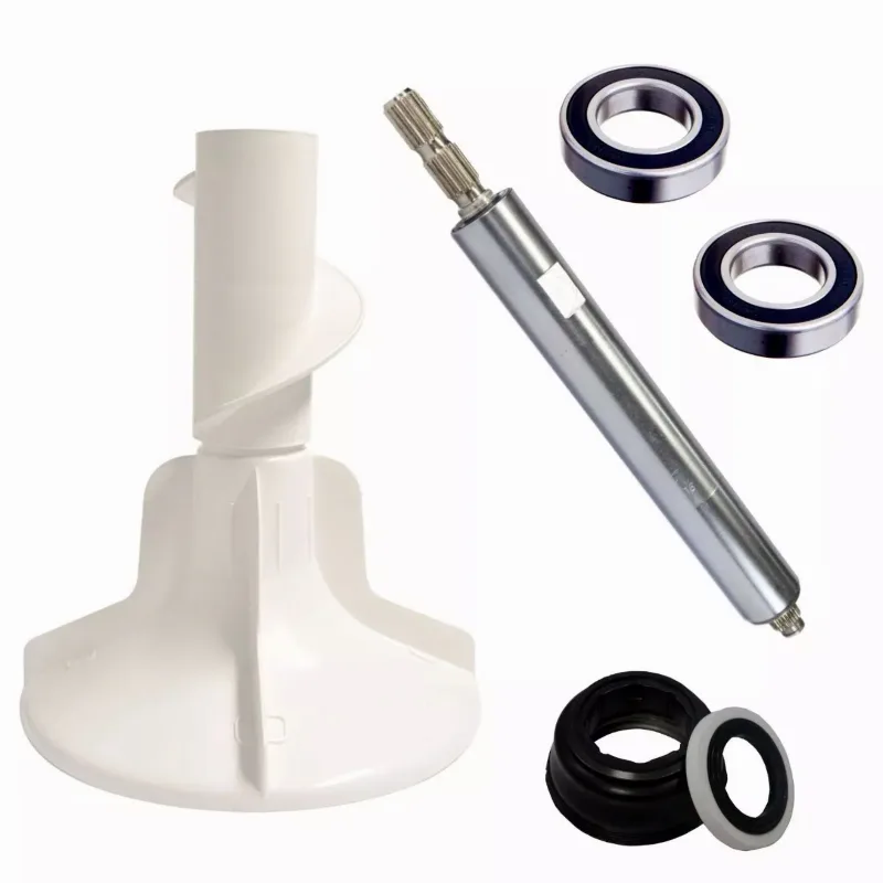 Tubo Eixo Agitador Selo Rolamentos Lavadora Lm08 Lf10 Lf90