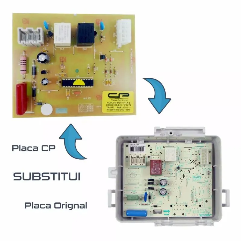 Placa / Modulo Potência Compat. Refrigerador Brm Crm