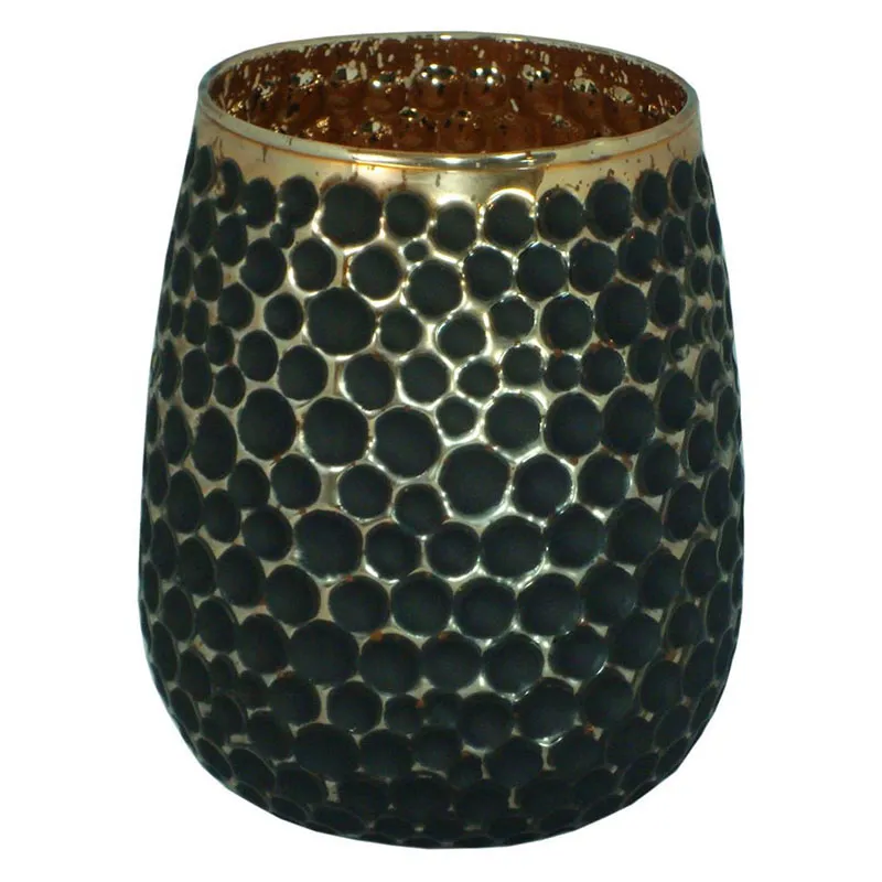 Porta Velas Preto Lumen Fiona M