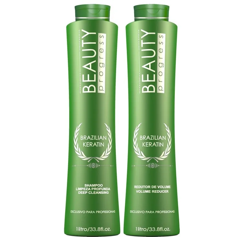 Escova Beauty Progress Progressiva Brazilian Keratin Verde