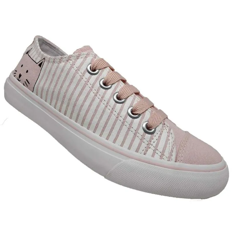 Tênis feminino casual listrado Capricho