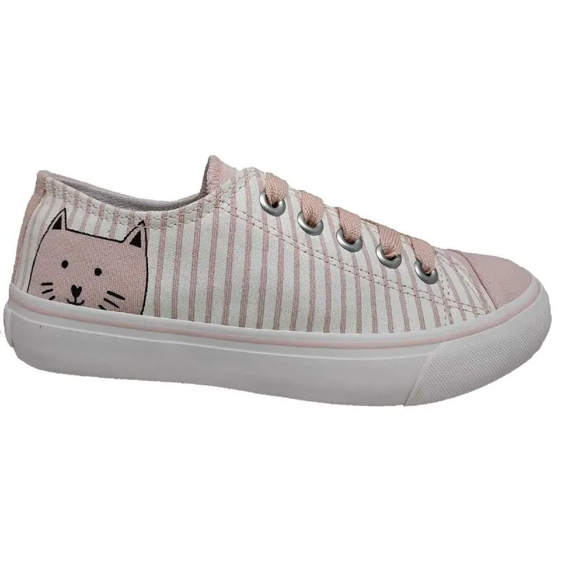 Tênis feminino casual listrado Capricho