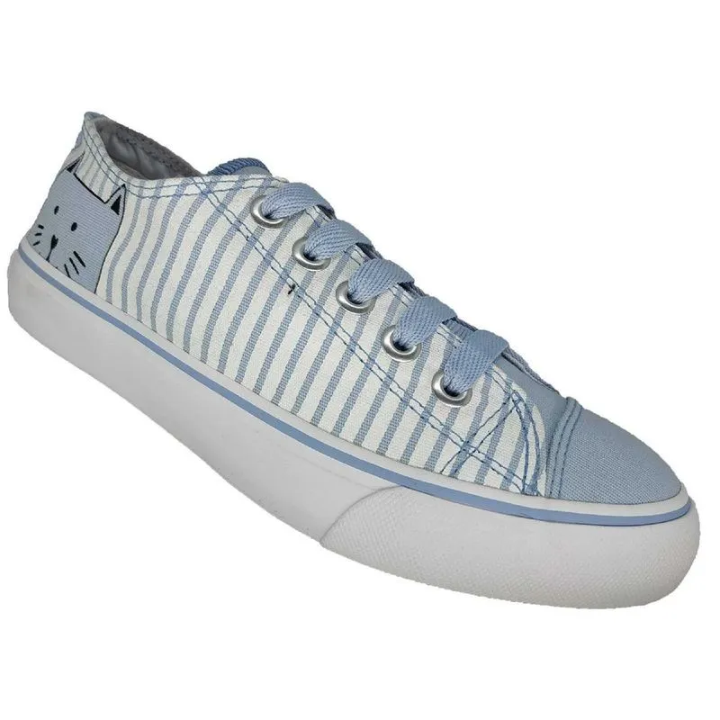 Tênis feminino casual listrado Capricho
