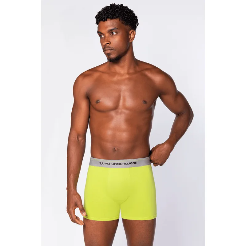 Boxer Algodão com Elastano Tamanho: G (46 a 48) | Cor: Lime - Lupo