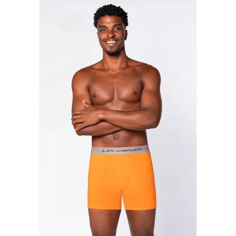 Boxer Algodão com Elastano Tamanho: GG (50 a 52) | Cor: Ponkan