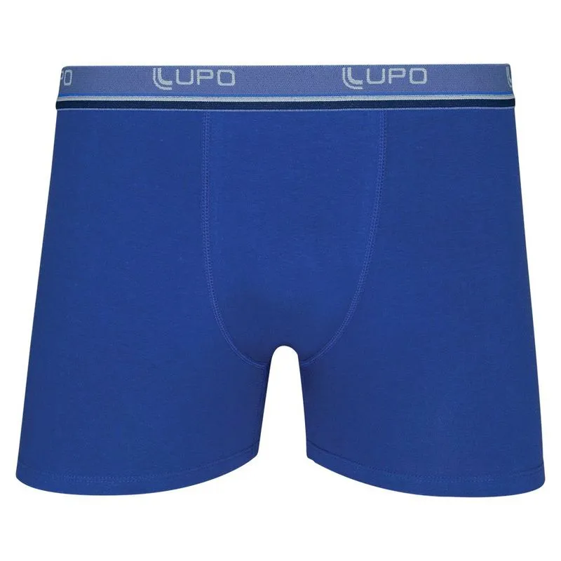Cueca Boxer em Algodão Lupo Cueca Boxer Royal Klein em Algodão Lupo
