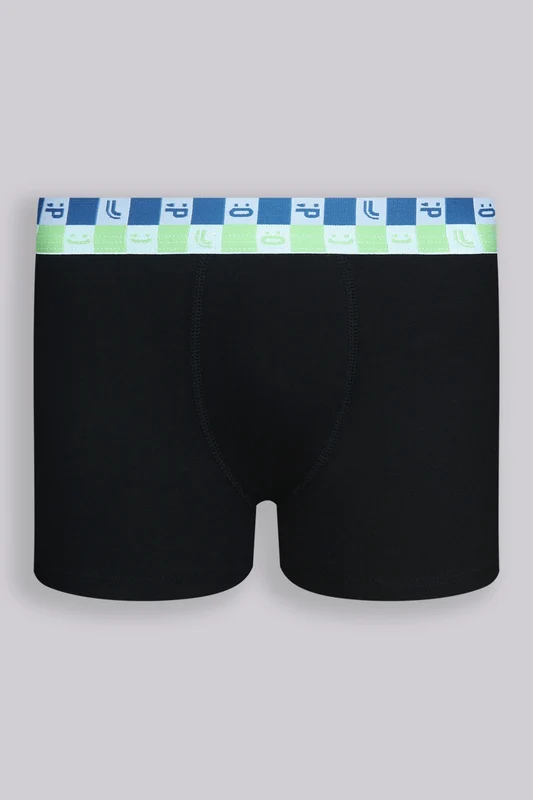 CUECAS BOXER MASCULINO KIDS LUPO Preta / P (03 a 05 anos)