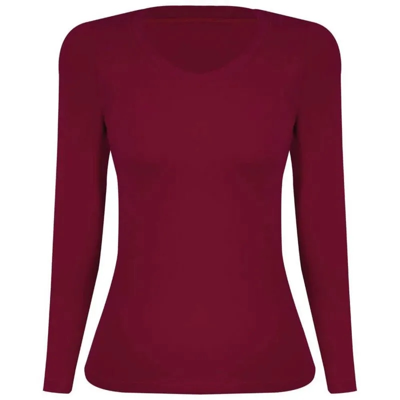 Blusa Manga Longa Sem Costura Lupo 45138-001 Cotton