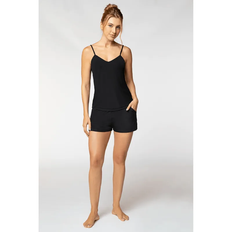 Pijama Curto Alcinha Feminino Lupo Tamanho: M (40 a 42) | Cor: Preto - Lupo