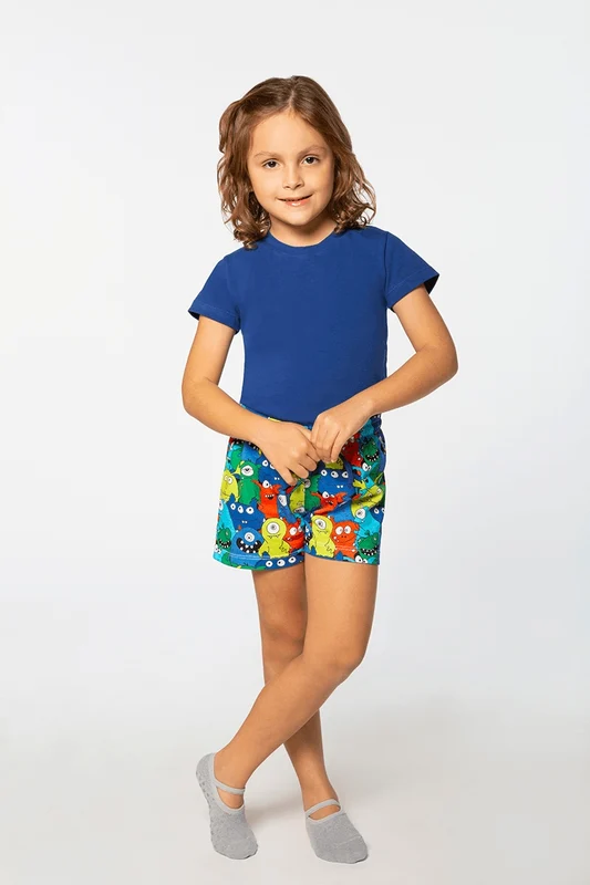 Pijama Curto Família Monstro Infantil Feminino Lupo Royal / 10 anos