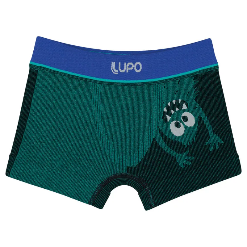 Cueca Boxer Lupo Infantil 137-005 em Microfibra sem Costura Bali PP