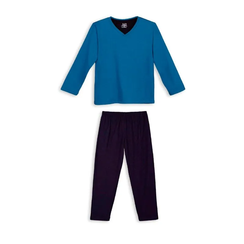 PIJAMA LUPO INFANTIL 20011-001 AZUL MARNHO - 14