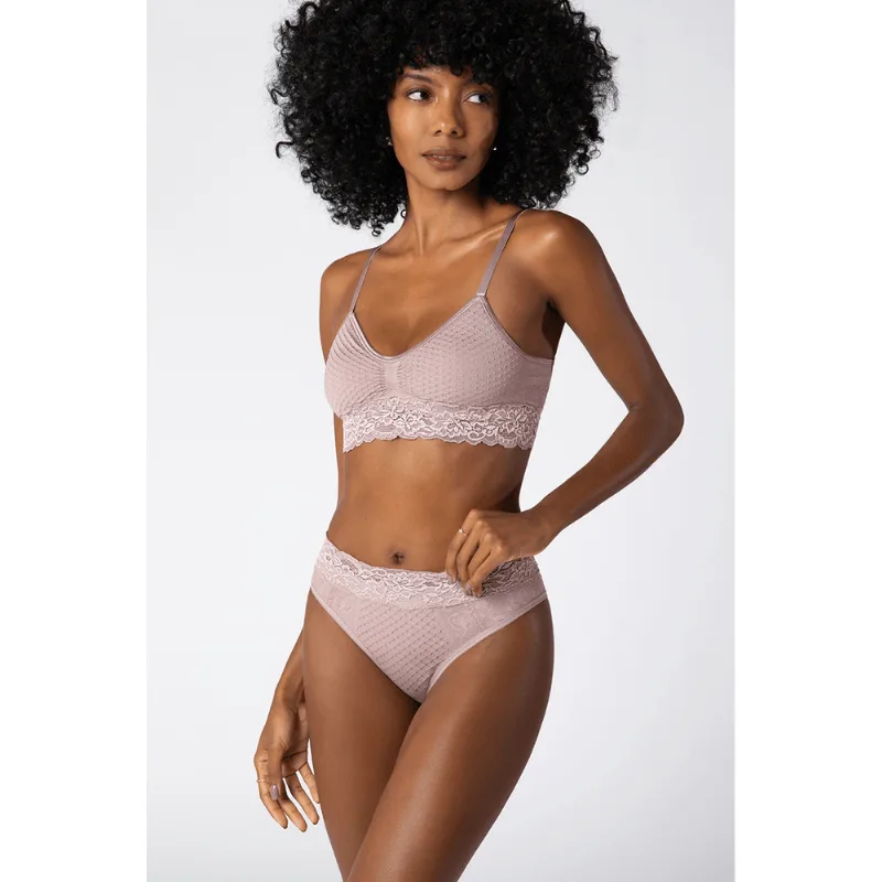 Calcinha Biquini Sem Costura Renda Feminina Lupo Tamanho: P | Cor: Nude